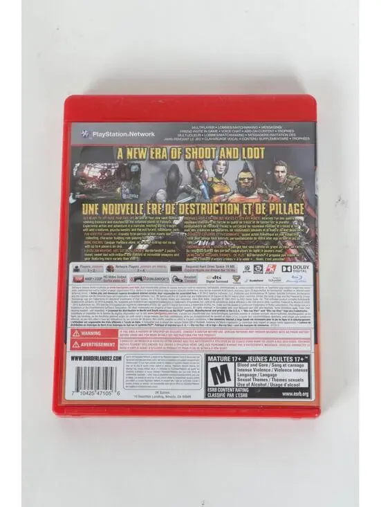 2012' Gearbox Playstation 3 Borderlands 2 - Picture 2 of 5
